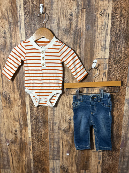 2pc set, size 0-3m