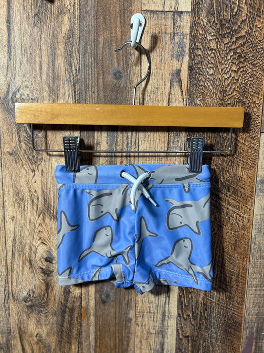 Swim shorts, size 9m