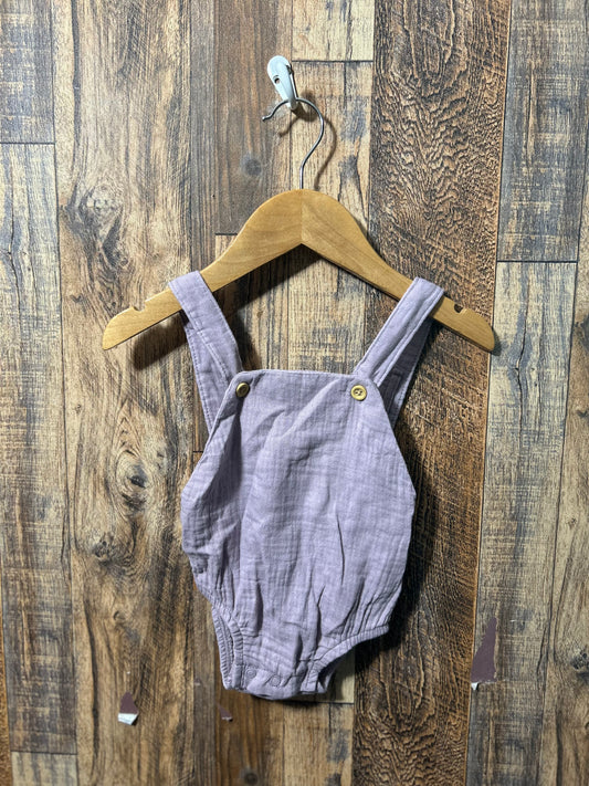 Organic cotton romper, size 3m