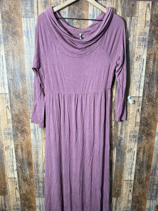 LS rayon dress, size XL