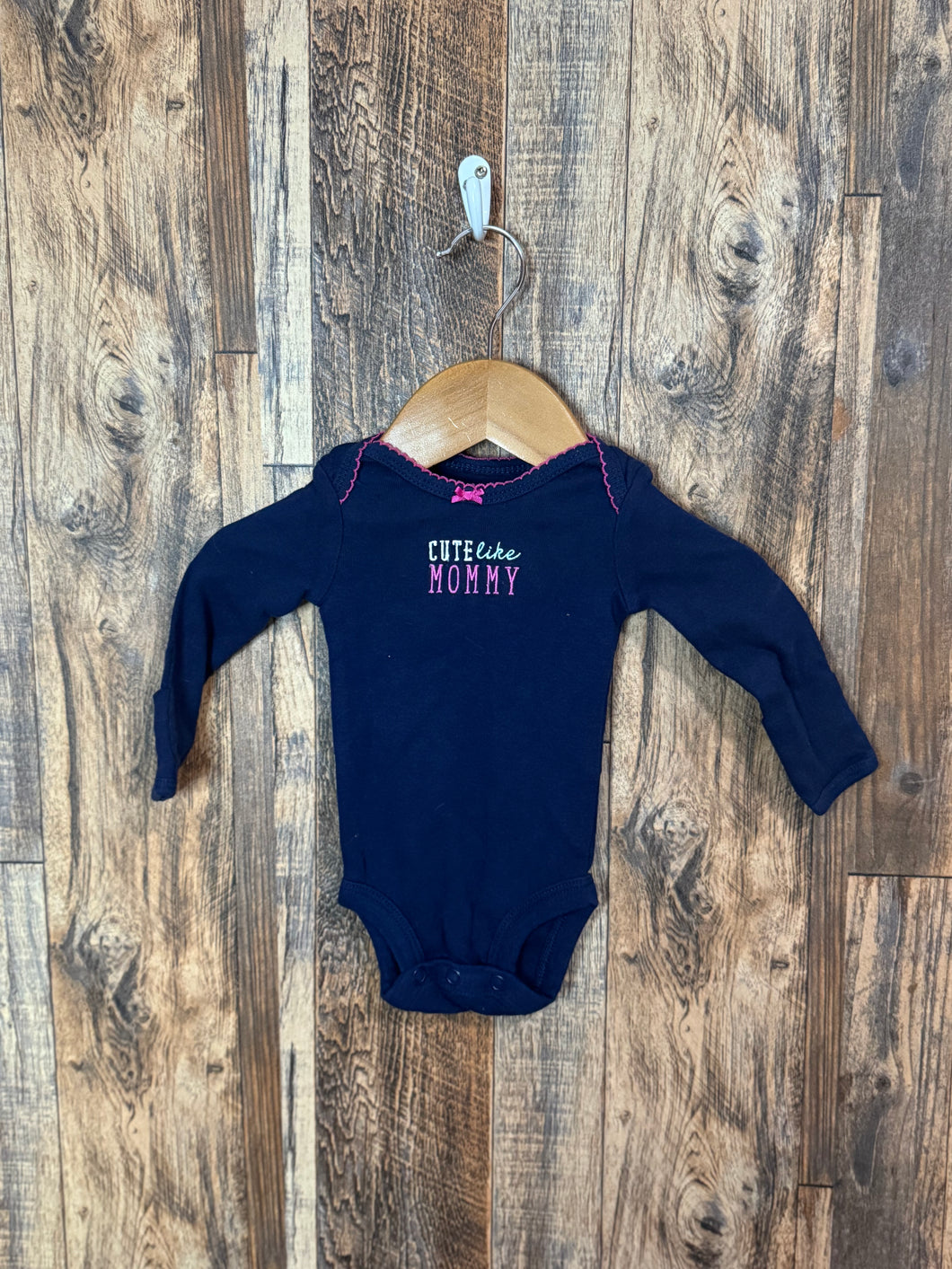 LS onesie, size NB