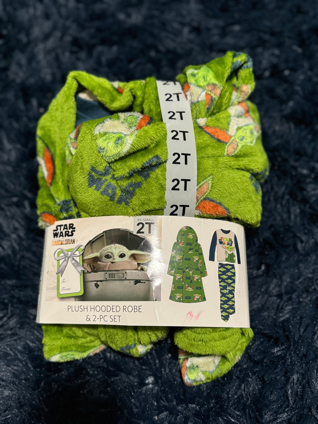 Robe and pajama set, size 2t