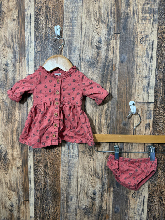 LS dress w/ lollies, size nb