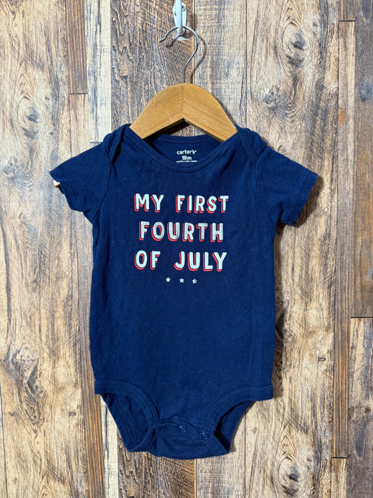 Patriotic onesie, size 18m