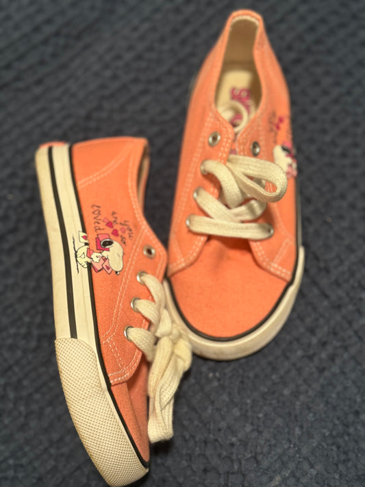 Snoopy sneakers, size 10