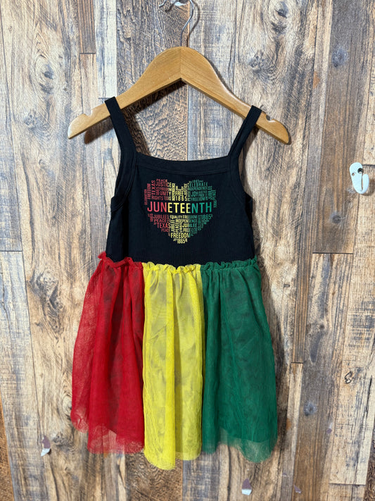 Juneteenth dress, size 2t