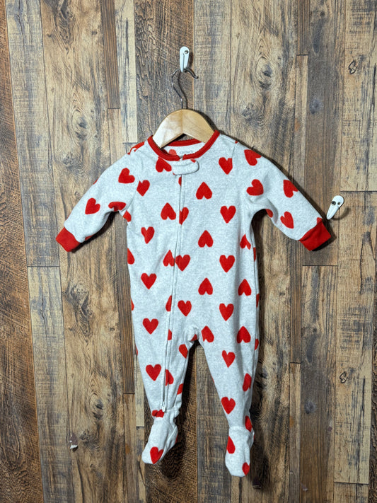 Fleece sleeper, size 6m