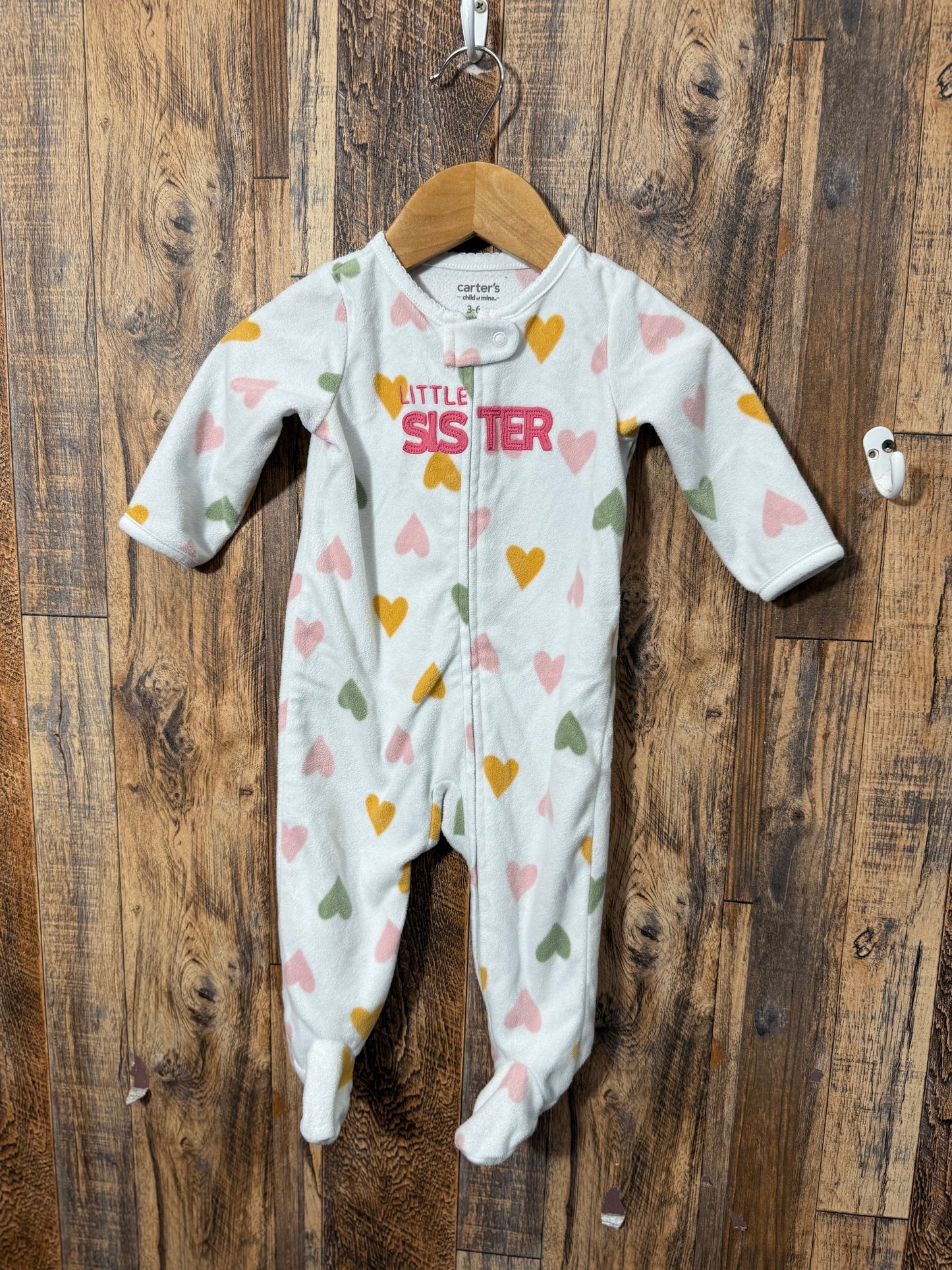 Fleece sleeper, size 3-6m