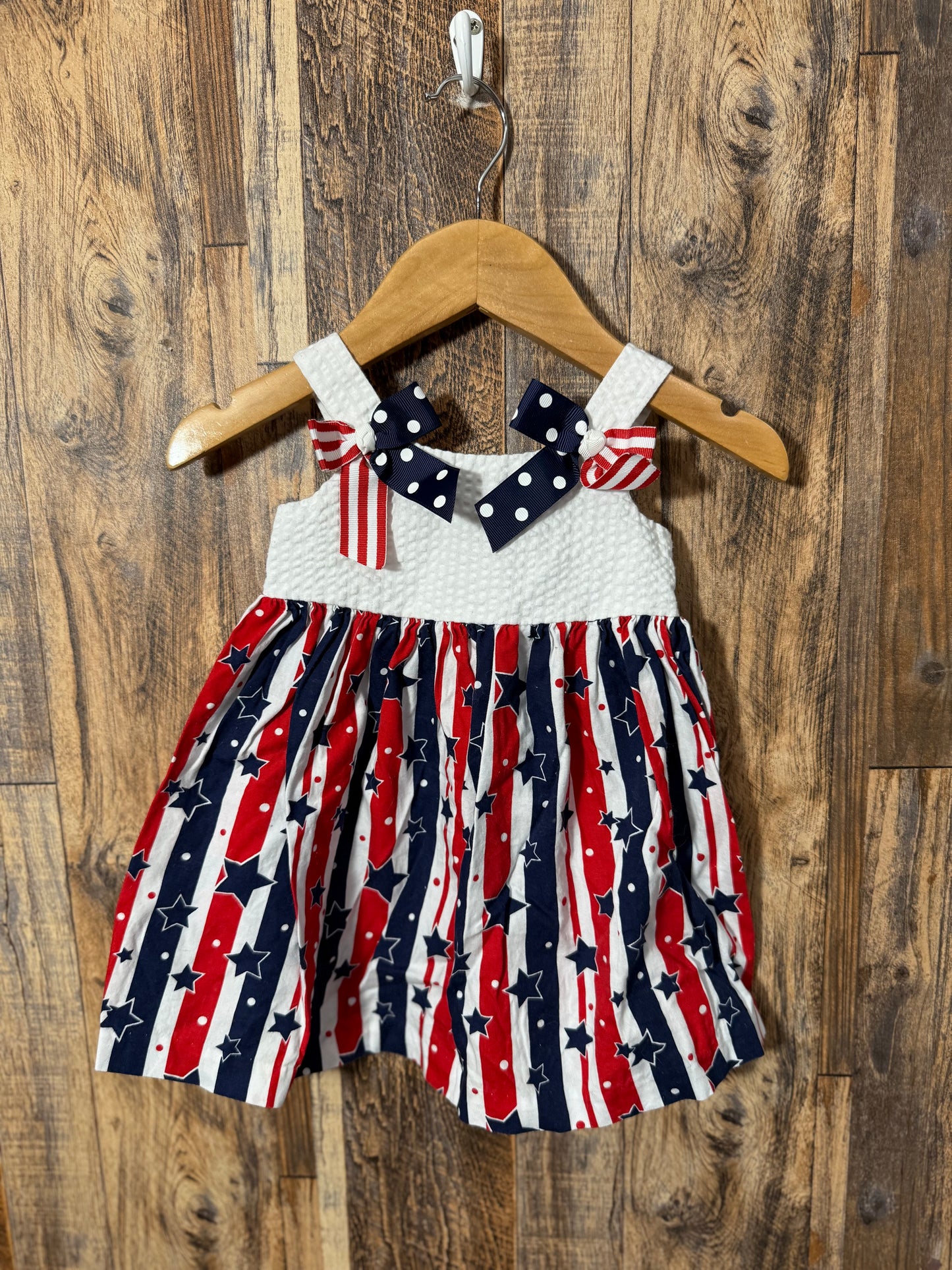 Patriotic dress, size 12m