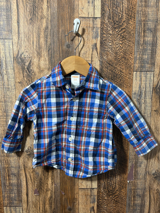 LS button up, size 6-12m