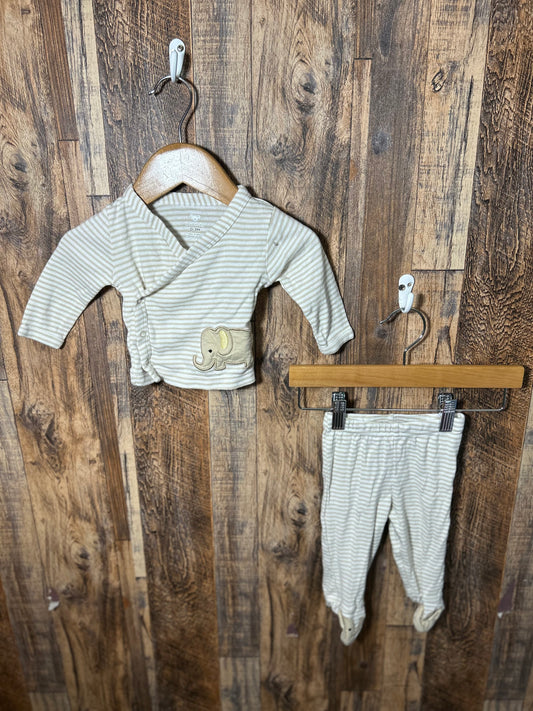 2pc set, size 0-3m