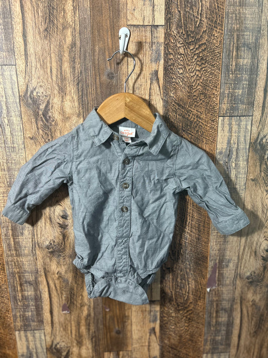 LS button up, size 3-6m