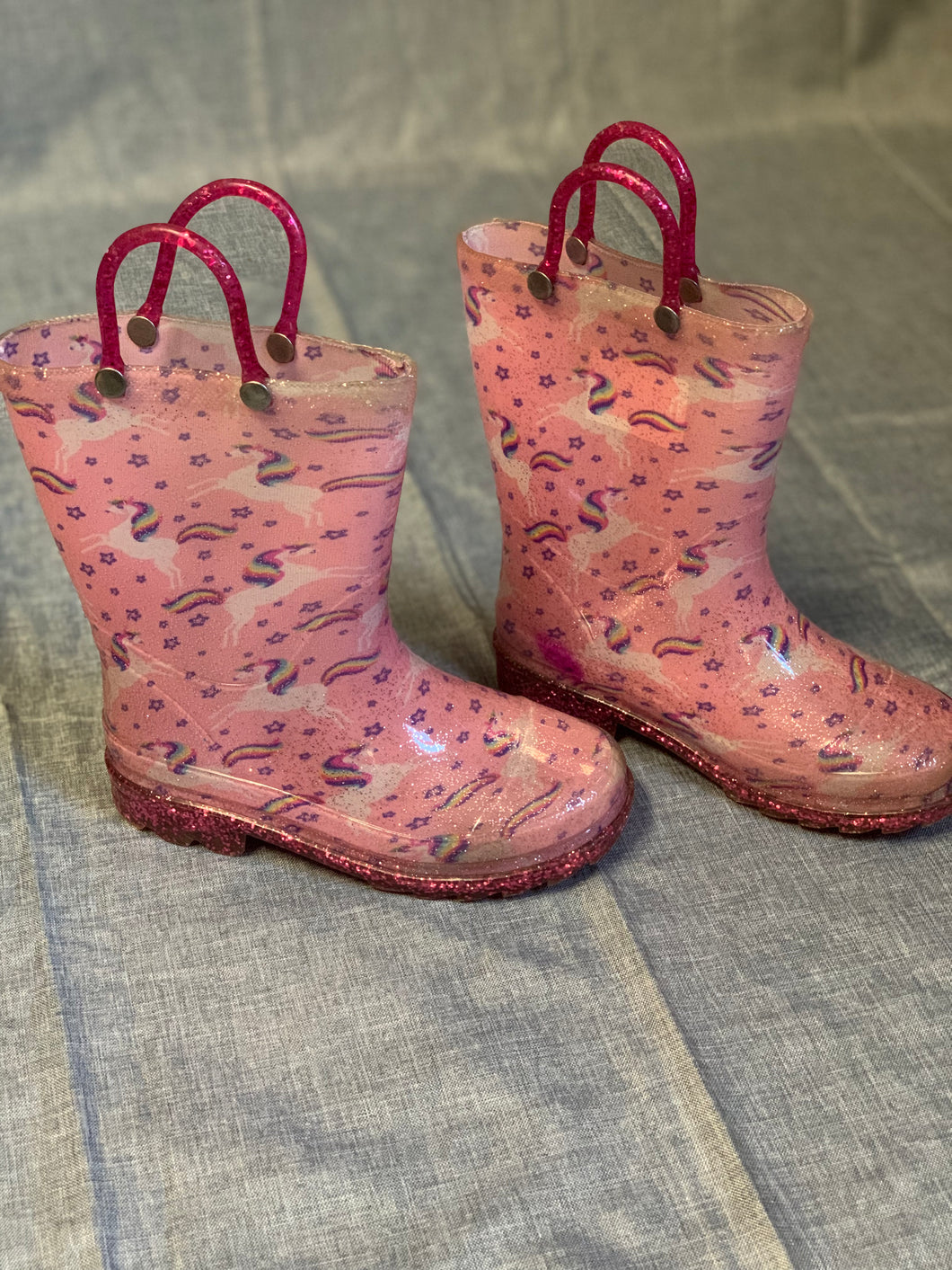 Rainboots, size 9-10