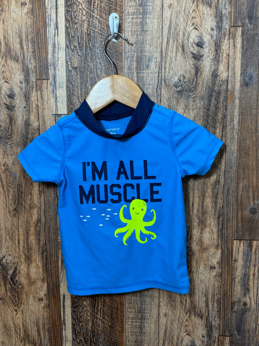 Swim shirt, size 9m