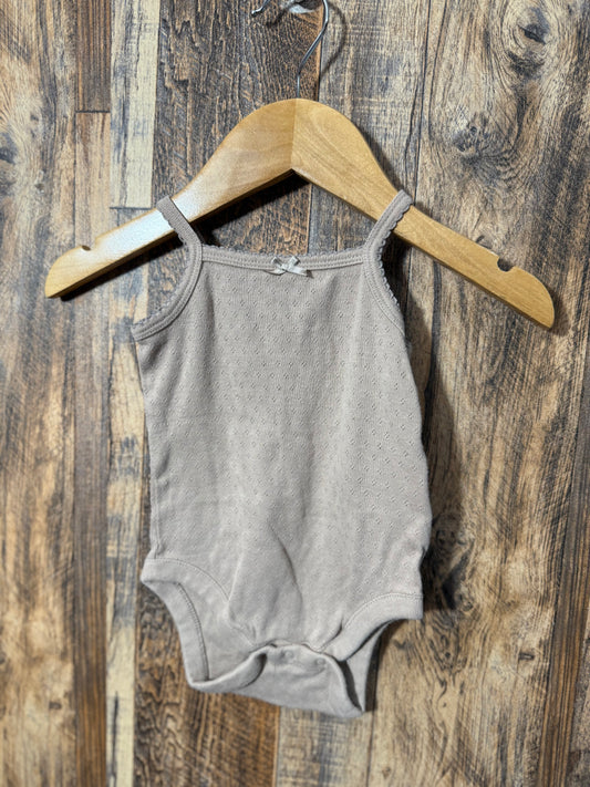 Organic cotton tank top, size 0-3m