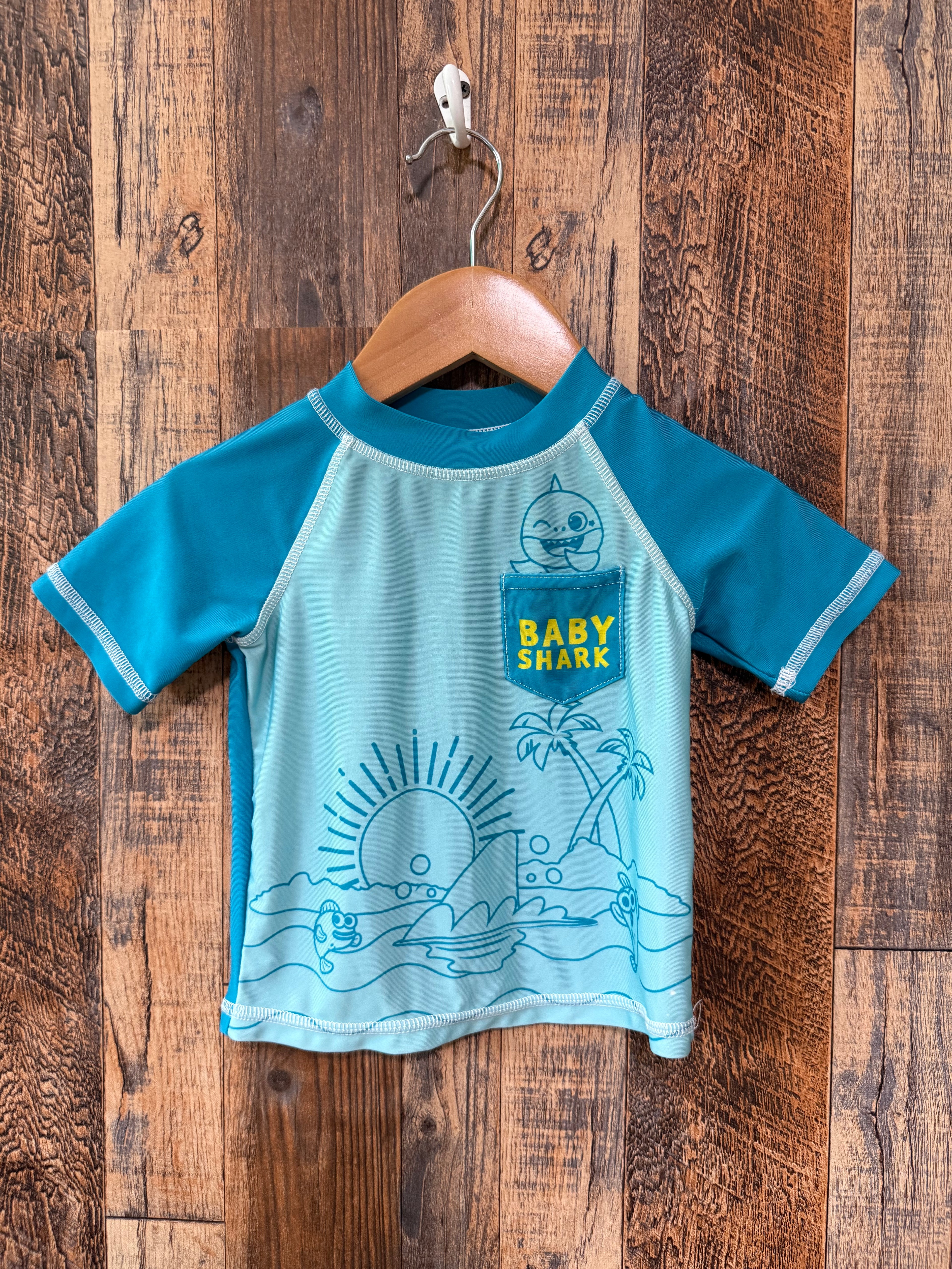 Swim shirt, size 12m