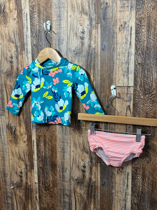 Swim suit, size 6-9m