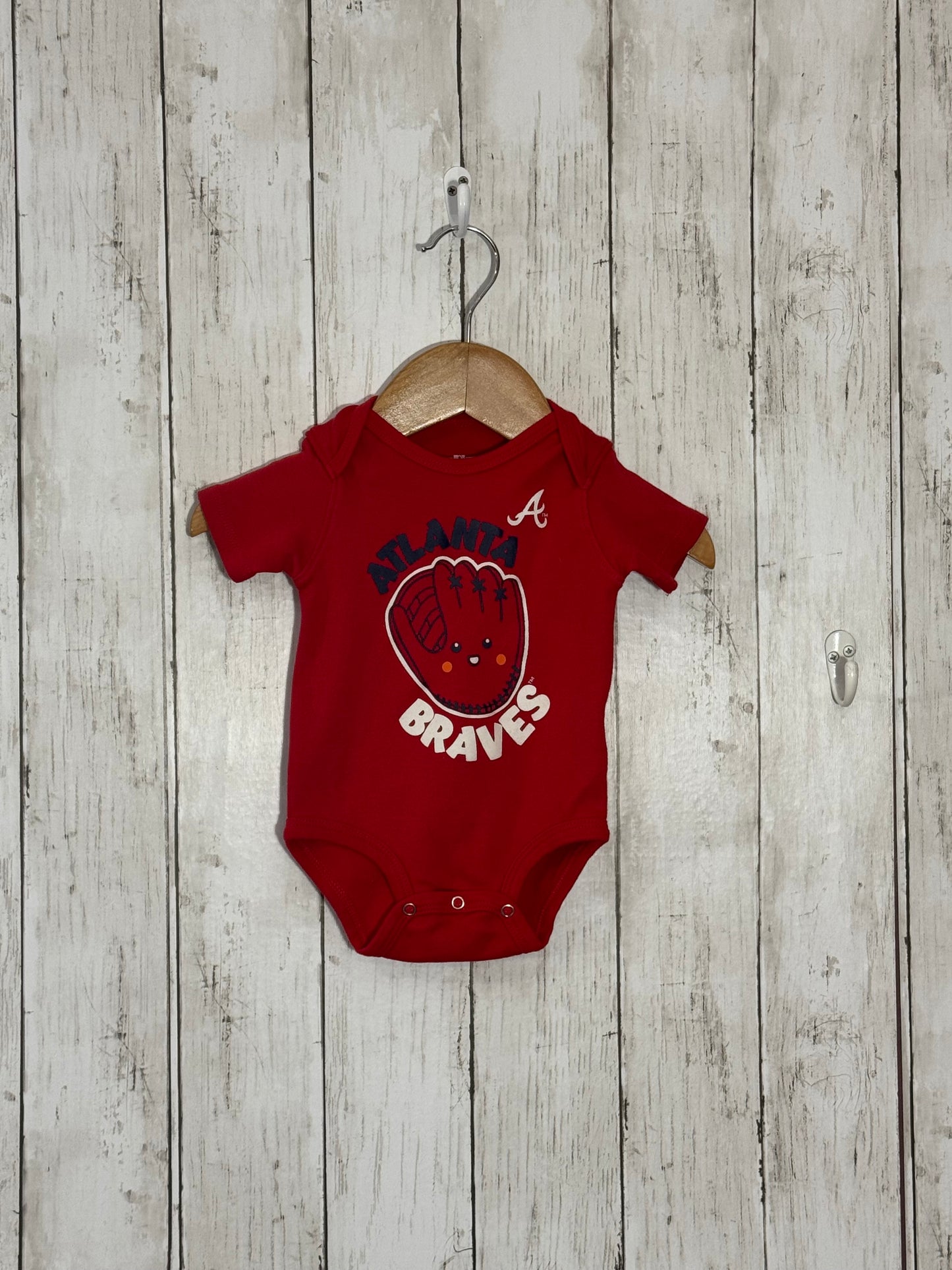 Braves onesie, size 0-3m