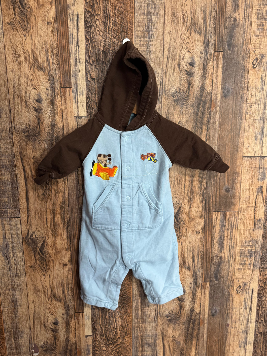 Hooded romper, size 3m