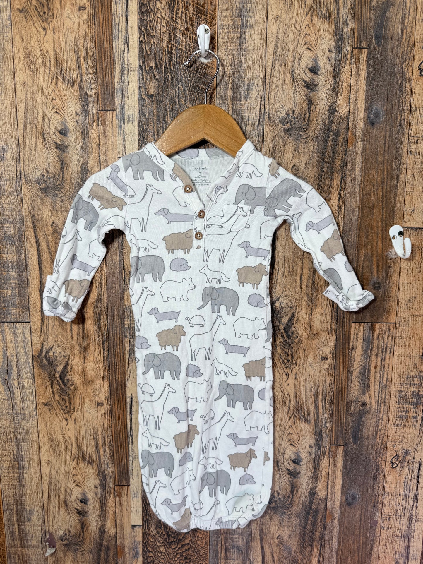 Sleep gown, size 3m