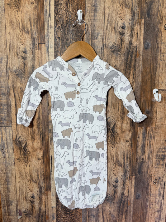 Sleep gown, size 3m