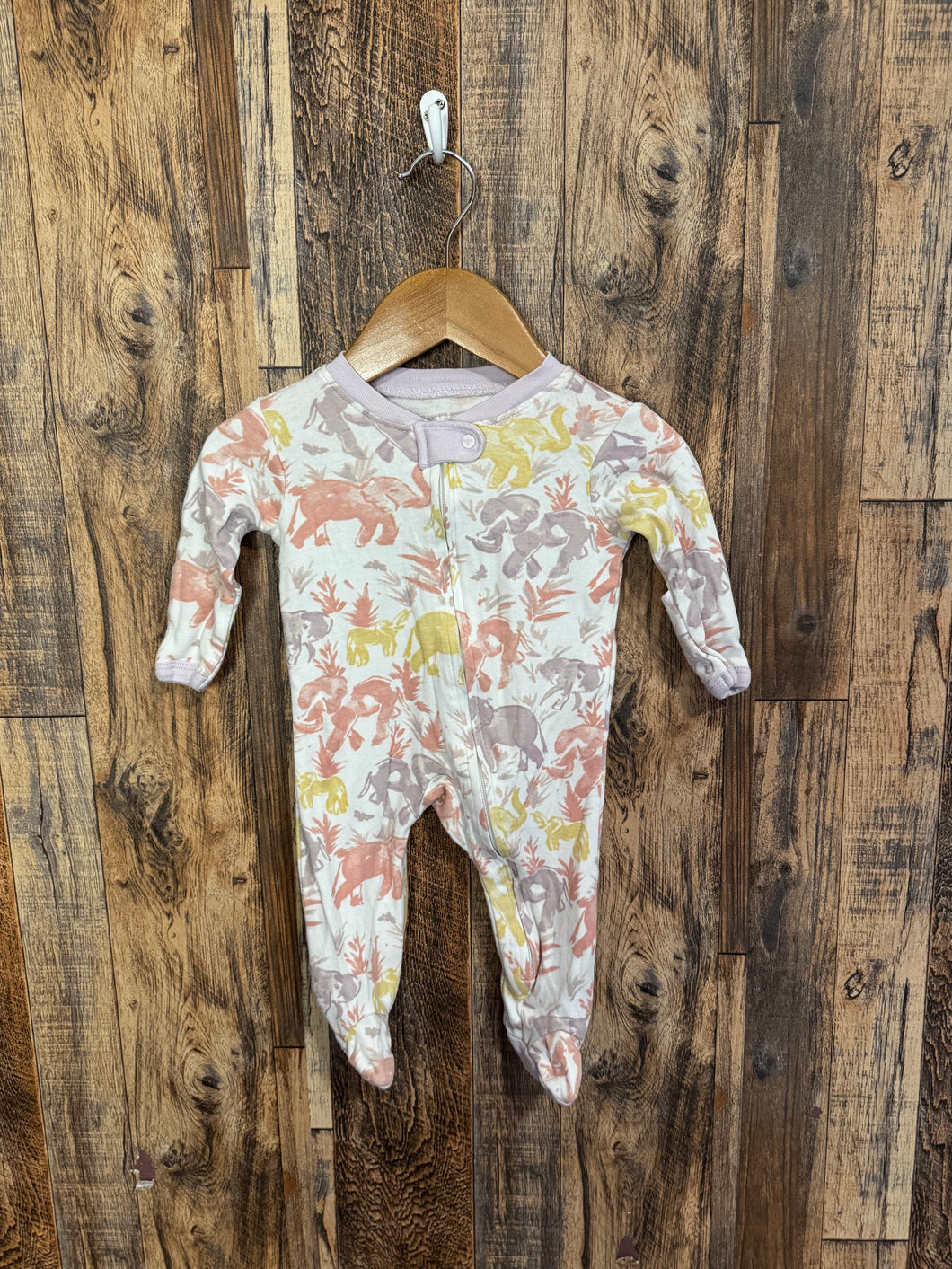 Organic cotton sleeper, size 0-3m