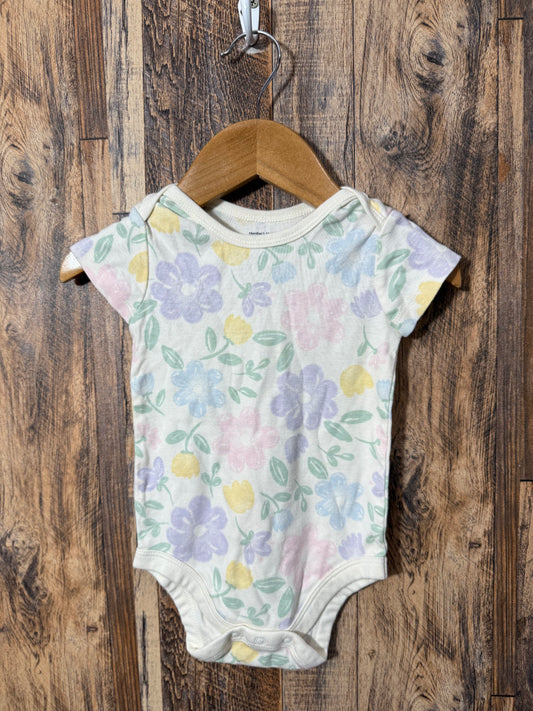 Organic cotton onesie, size 9m