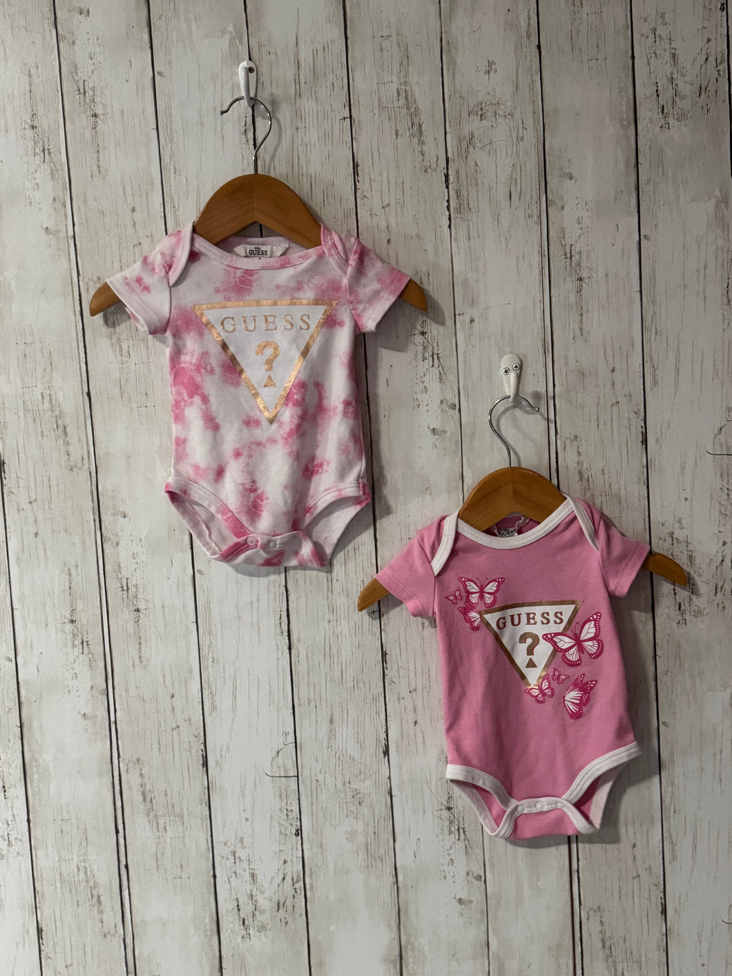 2pc onesie set, size 0-3m