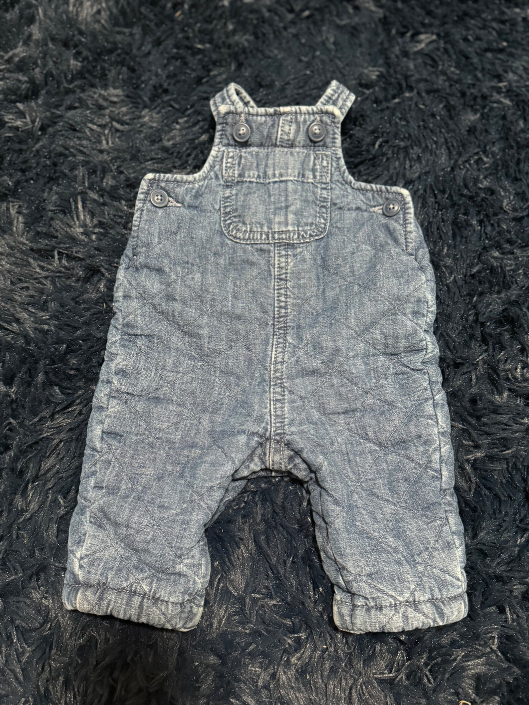 Denim romper, size 0-3m