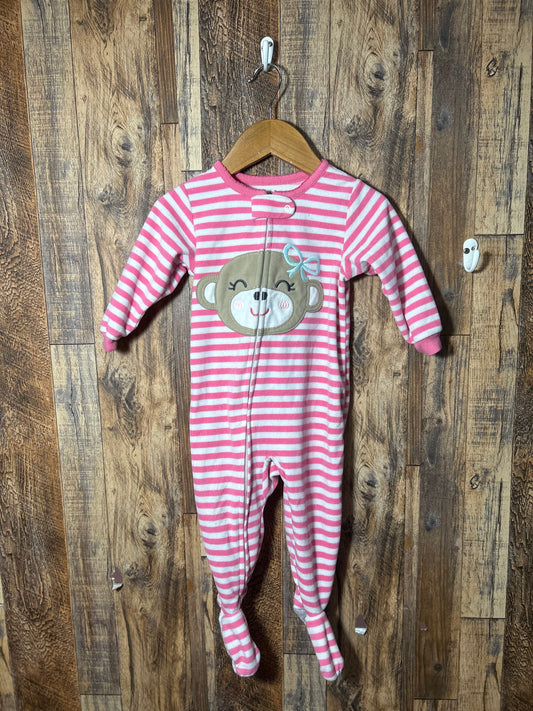 Fleece pajamas, size 12m
