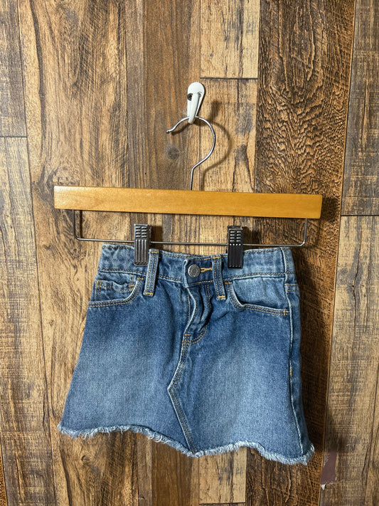 Denim skirt, size 2t