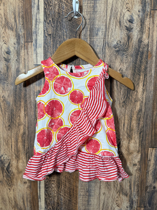 Organic cotton dress, size 3-6m