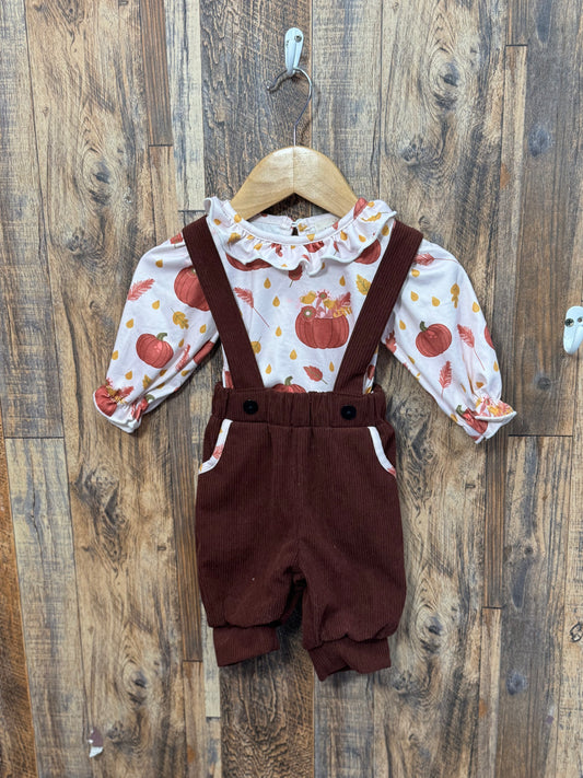 Fall 2pc set, size 0-3m