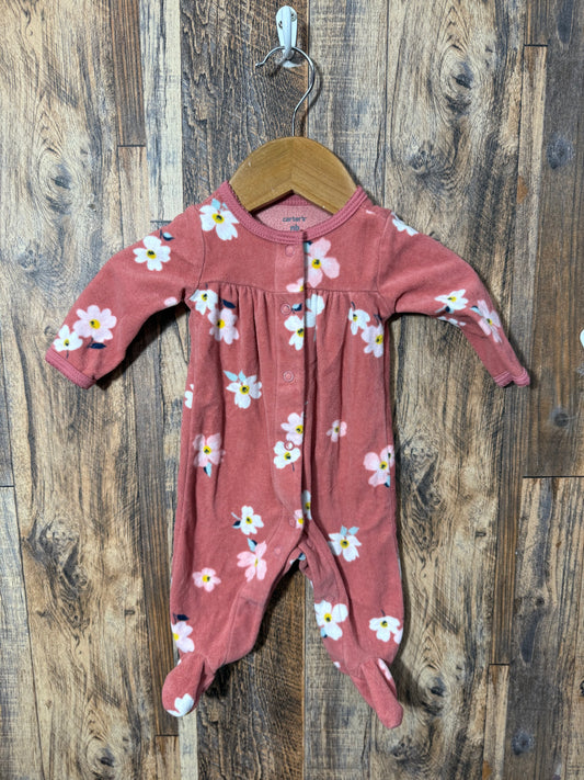 Fleece sleeper, size NB