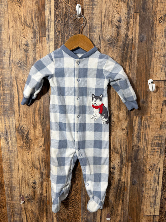 Fleece sleeper, size 9m
