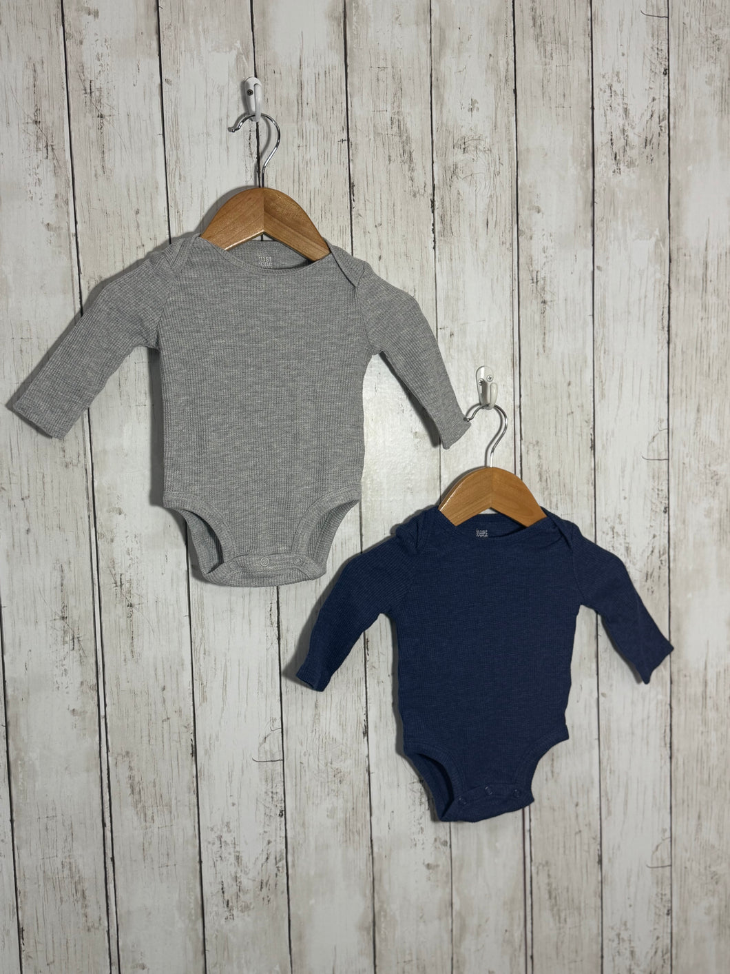 2pc LS onesie set, size 3m