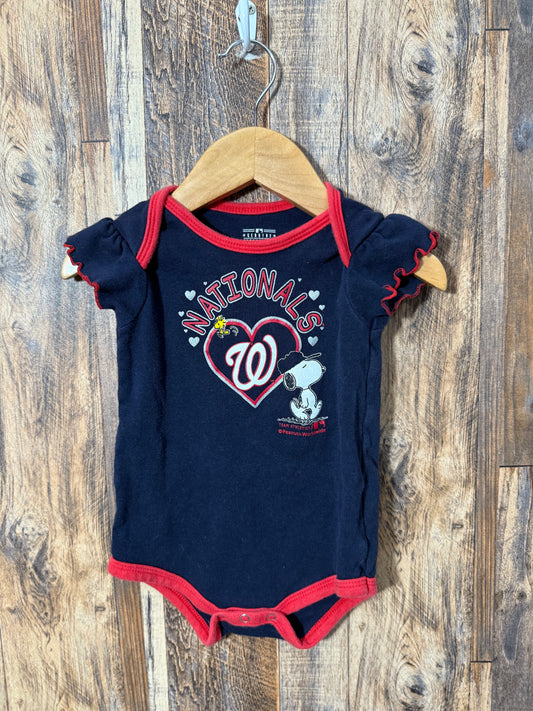 Nationals onesie, size 18m