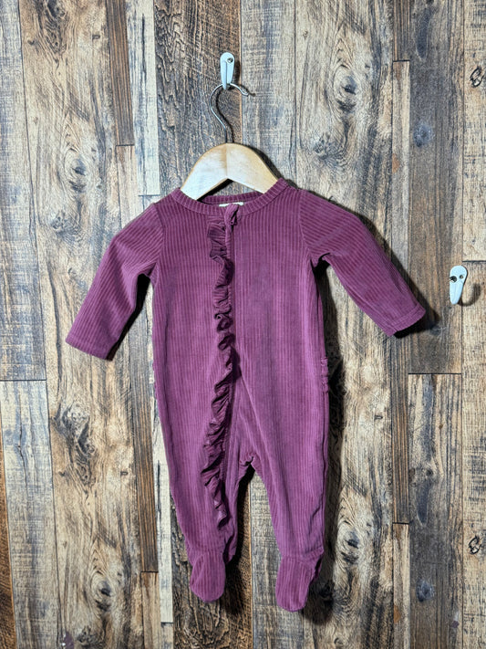 Fleece sleeper, size 0-3m