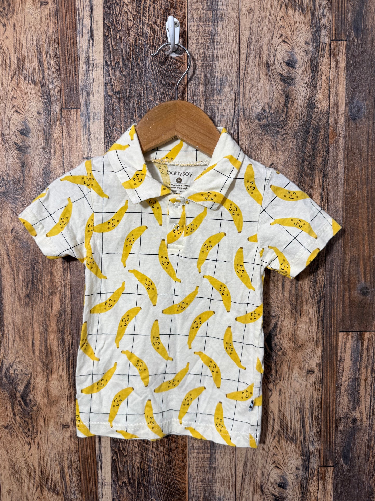 Organic cotton & soybean shirt, size 2t