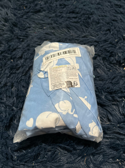 Blue w/ elephants shopping cart cover NEW