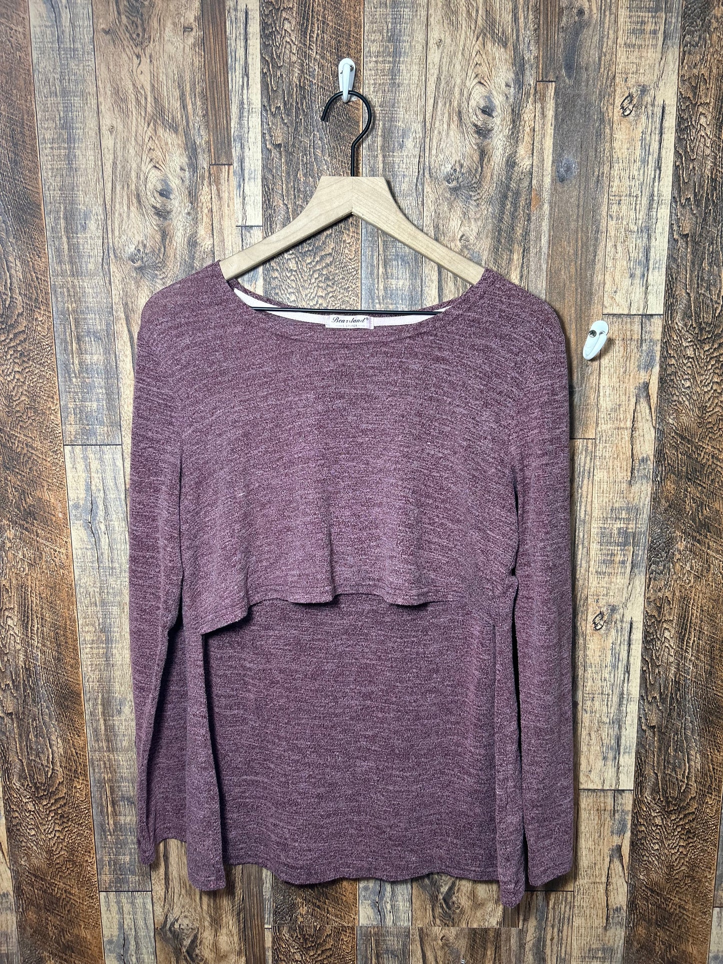 LS nursing shirt, size L