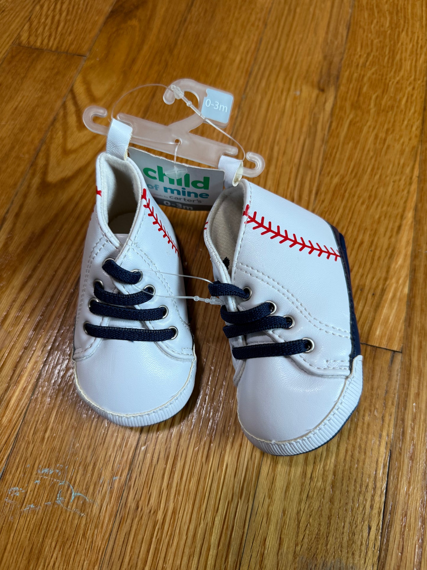 Baseball Shoes NWT, size 0-3m