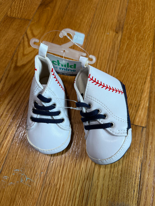 Baseball Shoes NWT, size 0-3m