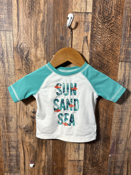 Swim shirt, size 3-6m