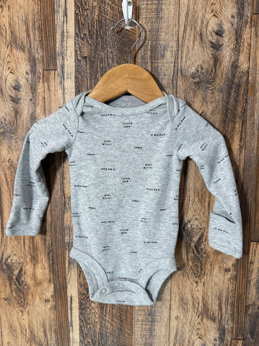 LS onesie, size 3m