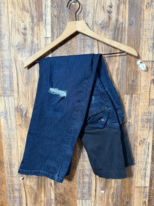 Straight jeans, size 8