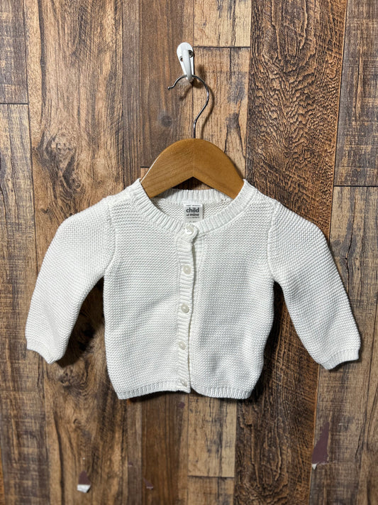 Button up sweater, size 0-3m