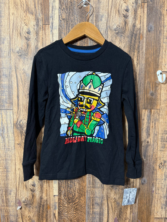LS holiday shirt NWT, size 5-6