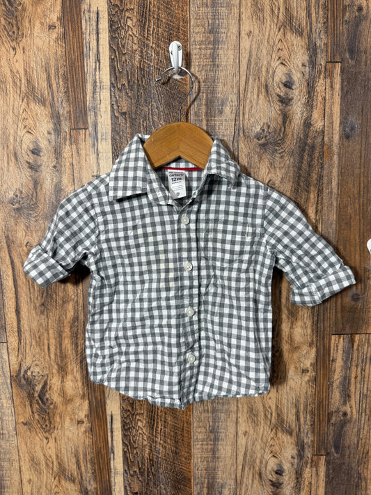 Button up, size 12m