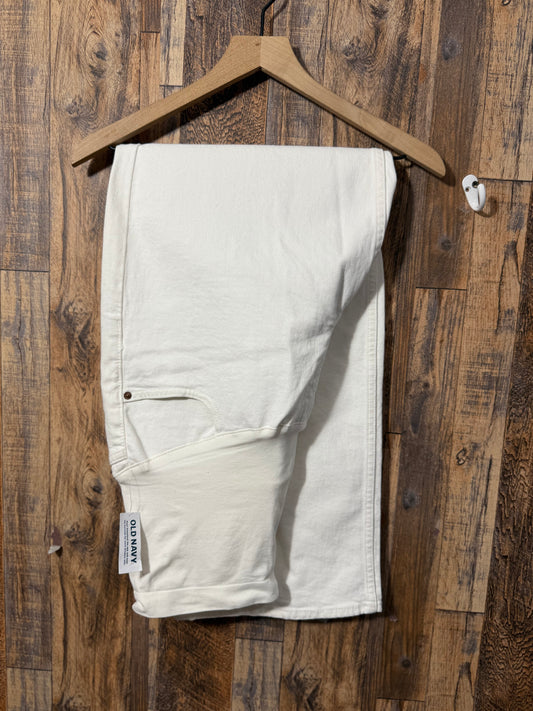 Cream colored jeans NWT, size 14